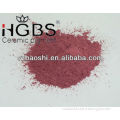 Ceramic color stain pigment for glaze-peachblow